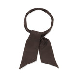 【1/24（土）13:00販売開始予定】Ermenegildo Zegna シルクウール グレンチェック ネッカチーフ ブラウン