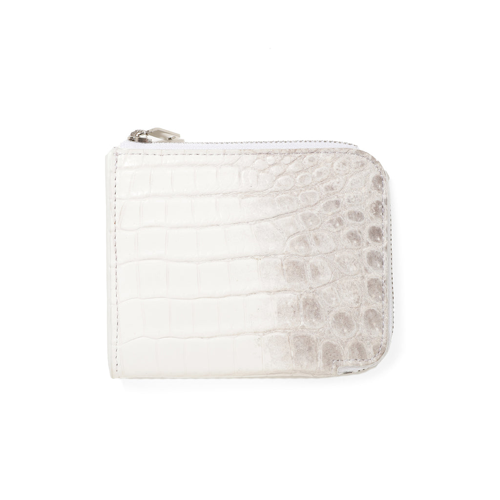 THE SOLE（ザソール）クロコダイル L字ジップウォレット ヒマラヤ