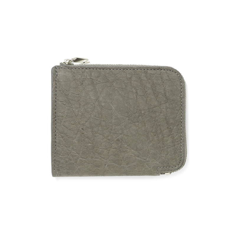 【11月27日(木) 19:00販売開始予定】エレファント L字 ジップウォレット グレー