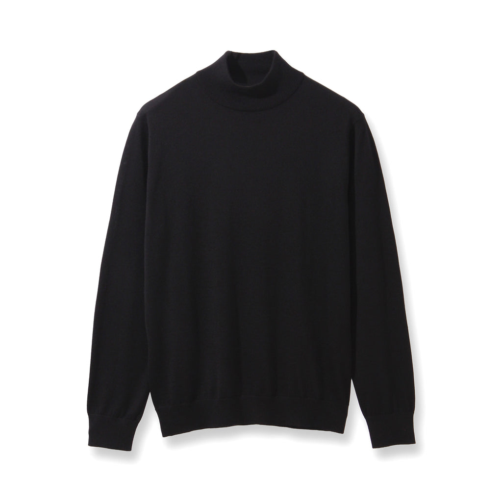 THE SOLE（ザソール） 30ゲージ アラシャンカシミヤ モックネック