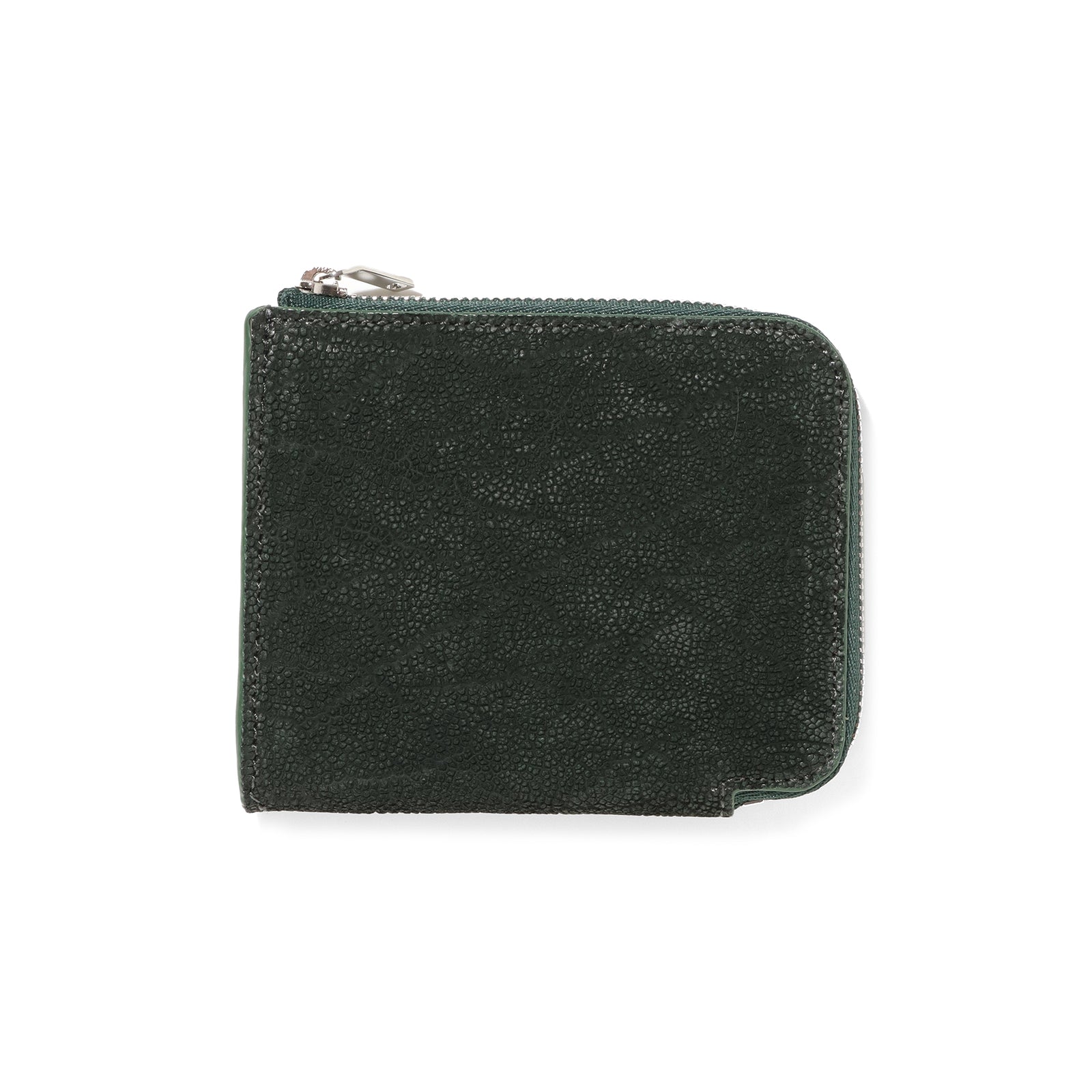 THE SOLE（ザソール）エレファント L字 ジップウォレット グリーン