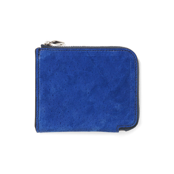【11月27日(木) 19:00販売開始予定】エレファント L字 ジップウォレット ブルー