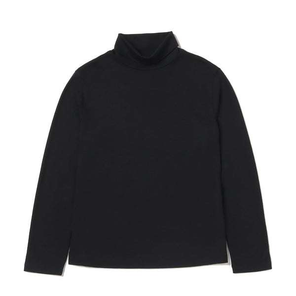 nomiamo 黒 ウールシルクカシミヤタートルネックセーター 48 nomiamo（ノミアモ）ウォッシャブルウールタートルネック ブラック
