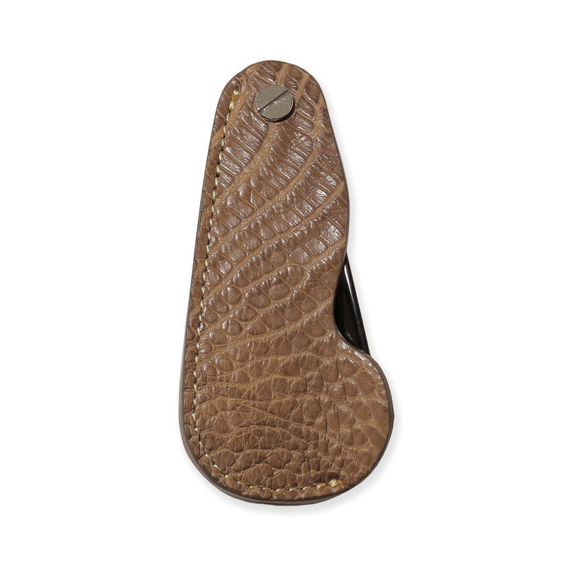 THE SOLE | ザソール クロコダイルケース 鼈甲シューホーン 靴べら THE SOLE（ザソール）クロコダイルケース鼈甲シューホーン【MASTERPLAN