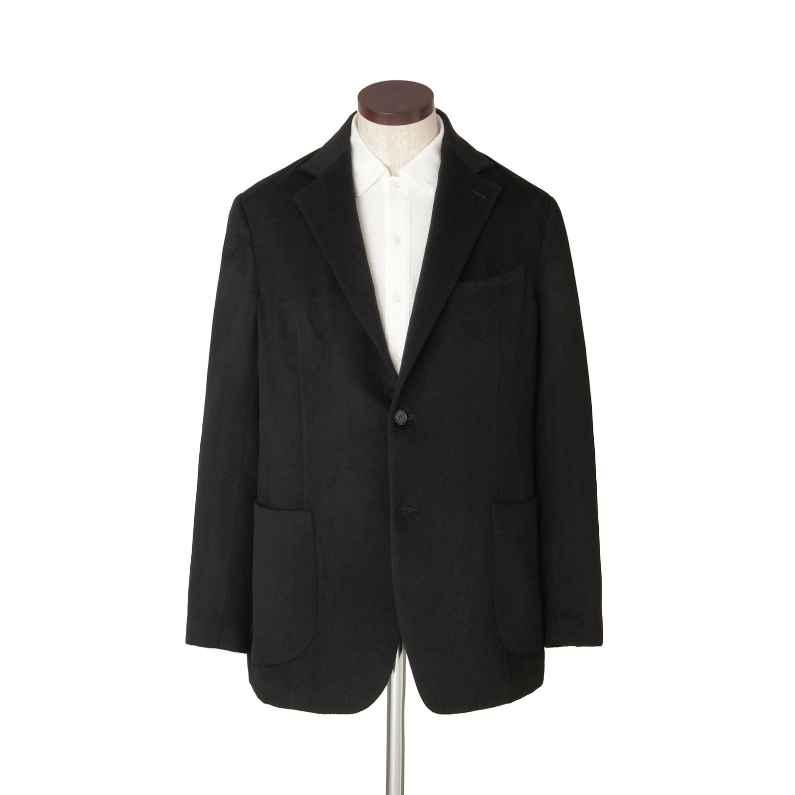 Finjack（フィンジャック）グアナコカシミヤ ブラックジャケット