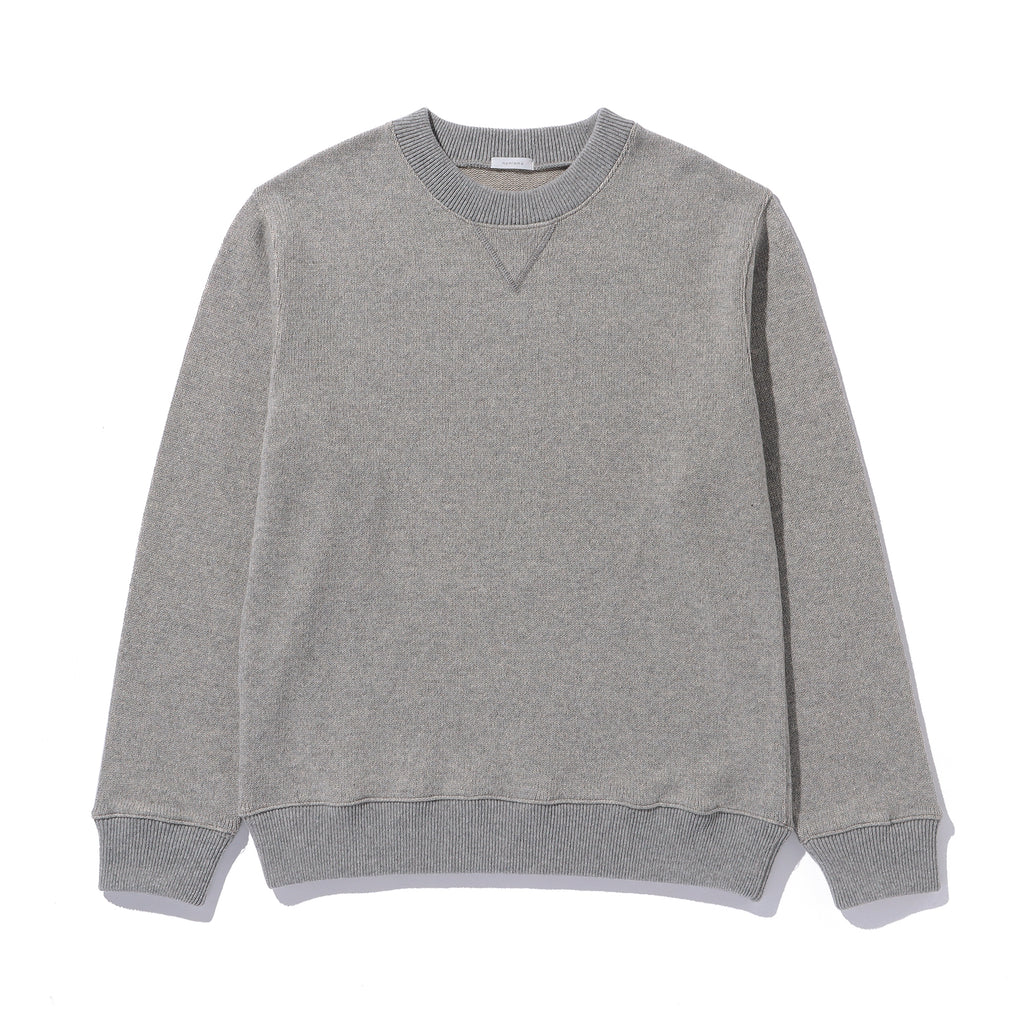 nomiamo（ノミアモ）カシミヤコットンバニゼ ニットスウェット グレー