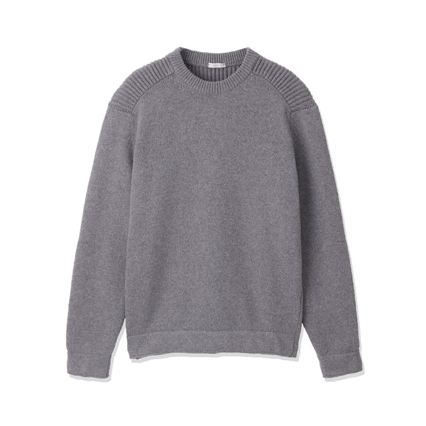 【11月19日（水） 18:00 販売開始予定】「干場義雅氏別注」 カシミヤミドルゲージ コマンドニット グレー