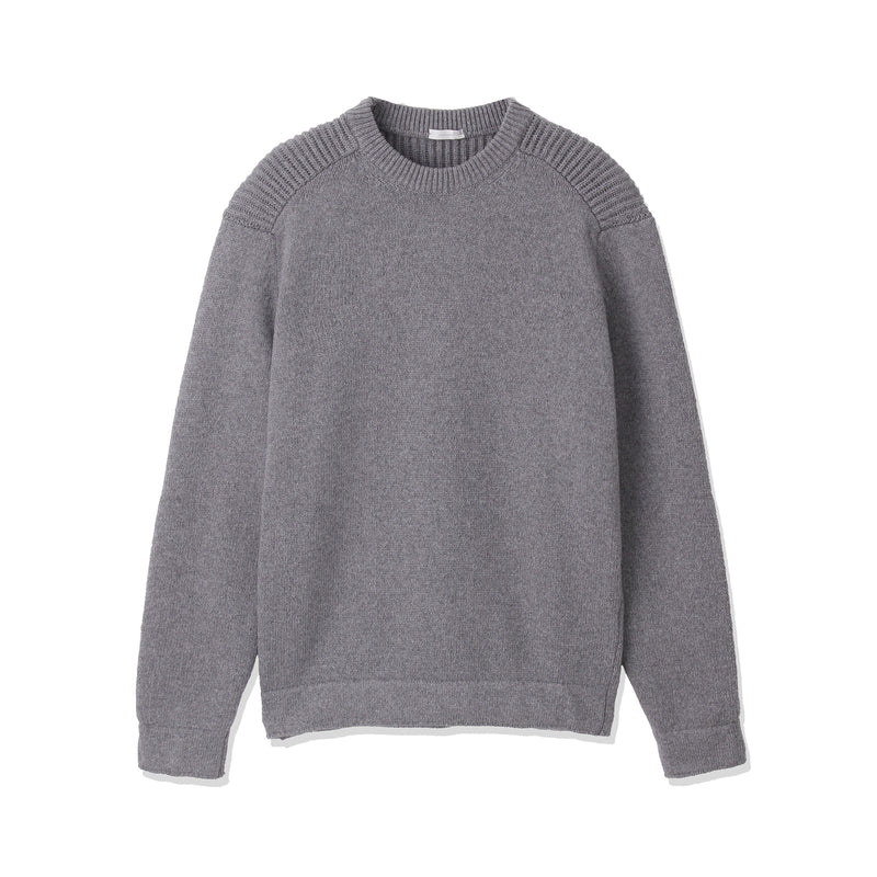 【11月19日（水） 18:00 販売開始予定】「干場義雅氏別注」 カシミヤミドルゲージ コマンドニット グレー