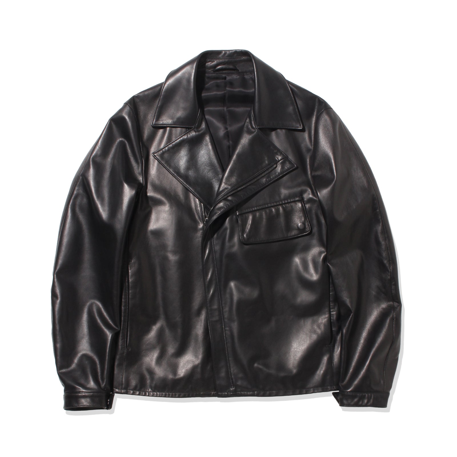 MOLEC（モレック）ラムナッパレザー ダブルライダース ジャケット