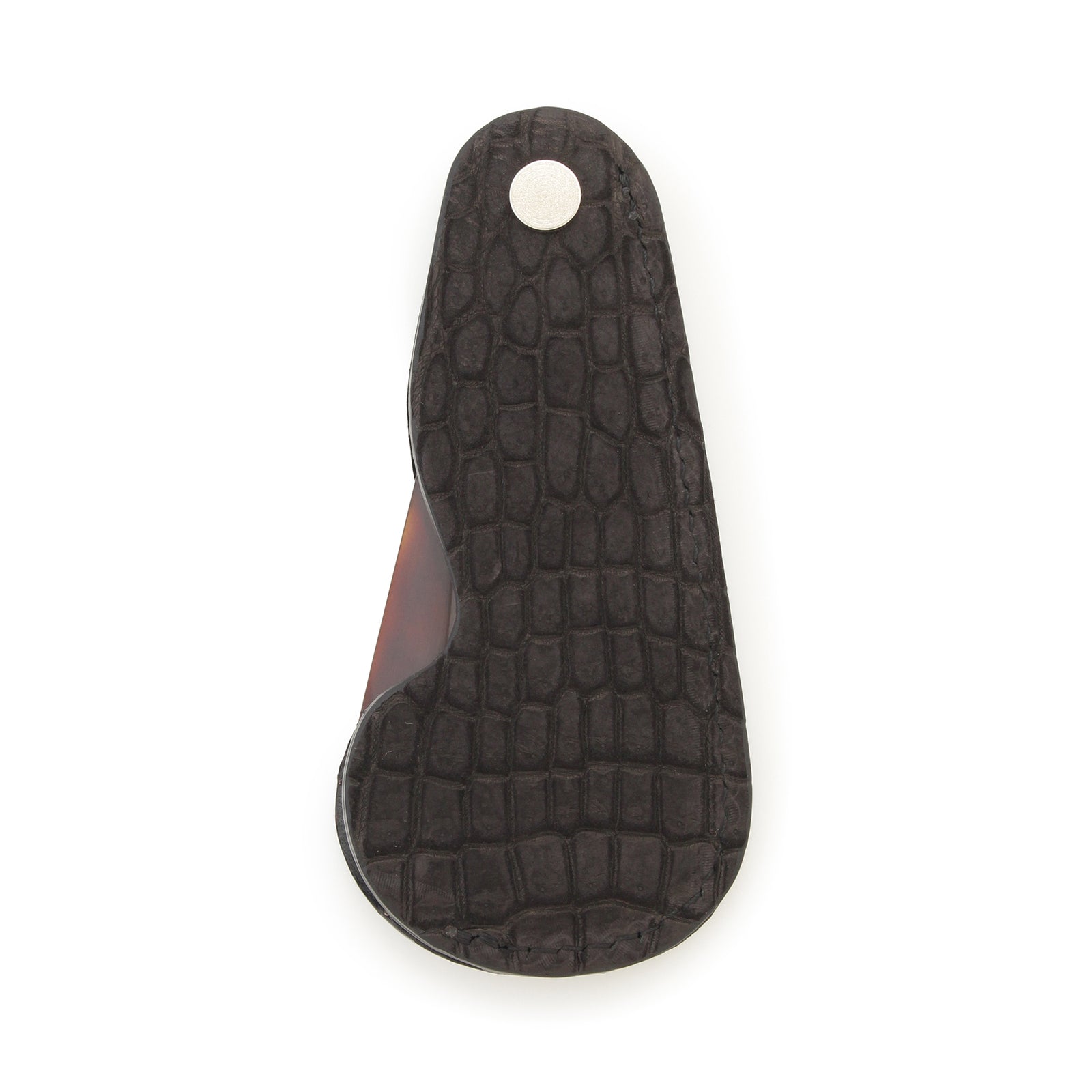 THE SOLE（ザソール）ヌバッククロコダイルケース鼈甲シューホーン