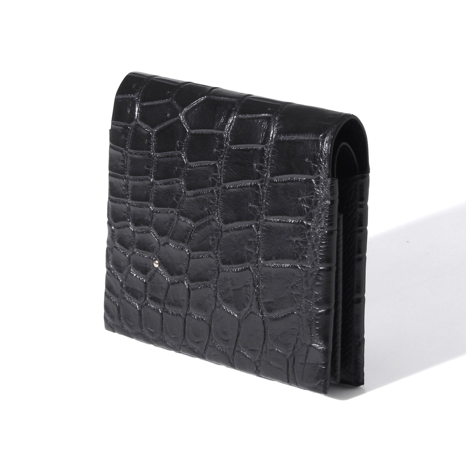 T.MBH 葉合わせ ケース ポロサス クロコダイル T・MBH 葉合せ2つ折り財布 ポロサスクロコダイル【MASTERPLAN