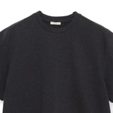 反毛デニム クルーネックTシャツ ブラック