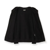 【10/24（土）18:00販売開始予定】熟成スーピマコットン スエット ジップパーカー ブラック