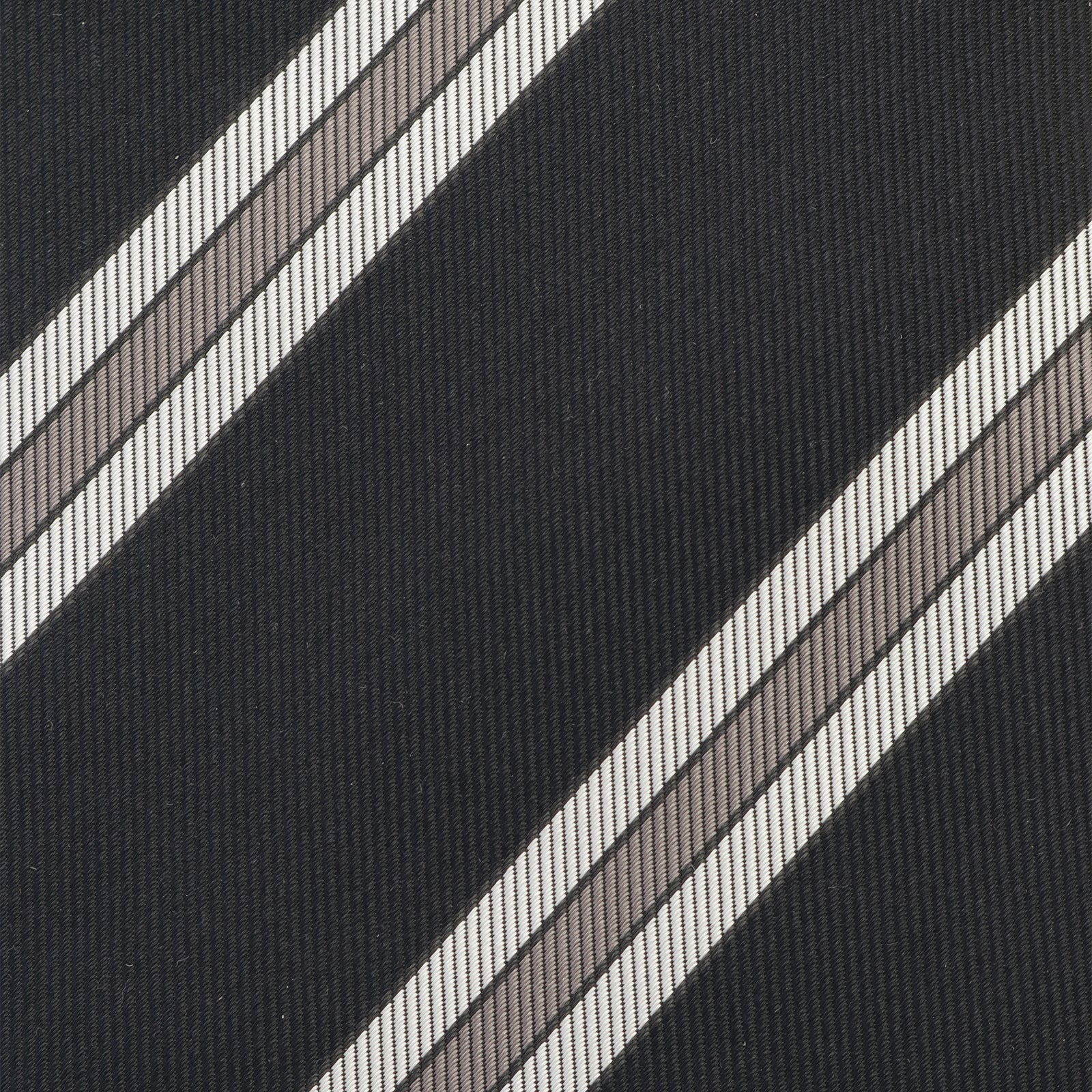 THE SOLE（ザソール）レジメンタルタイ ネイビー × ホワイト × グレー