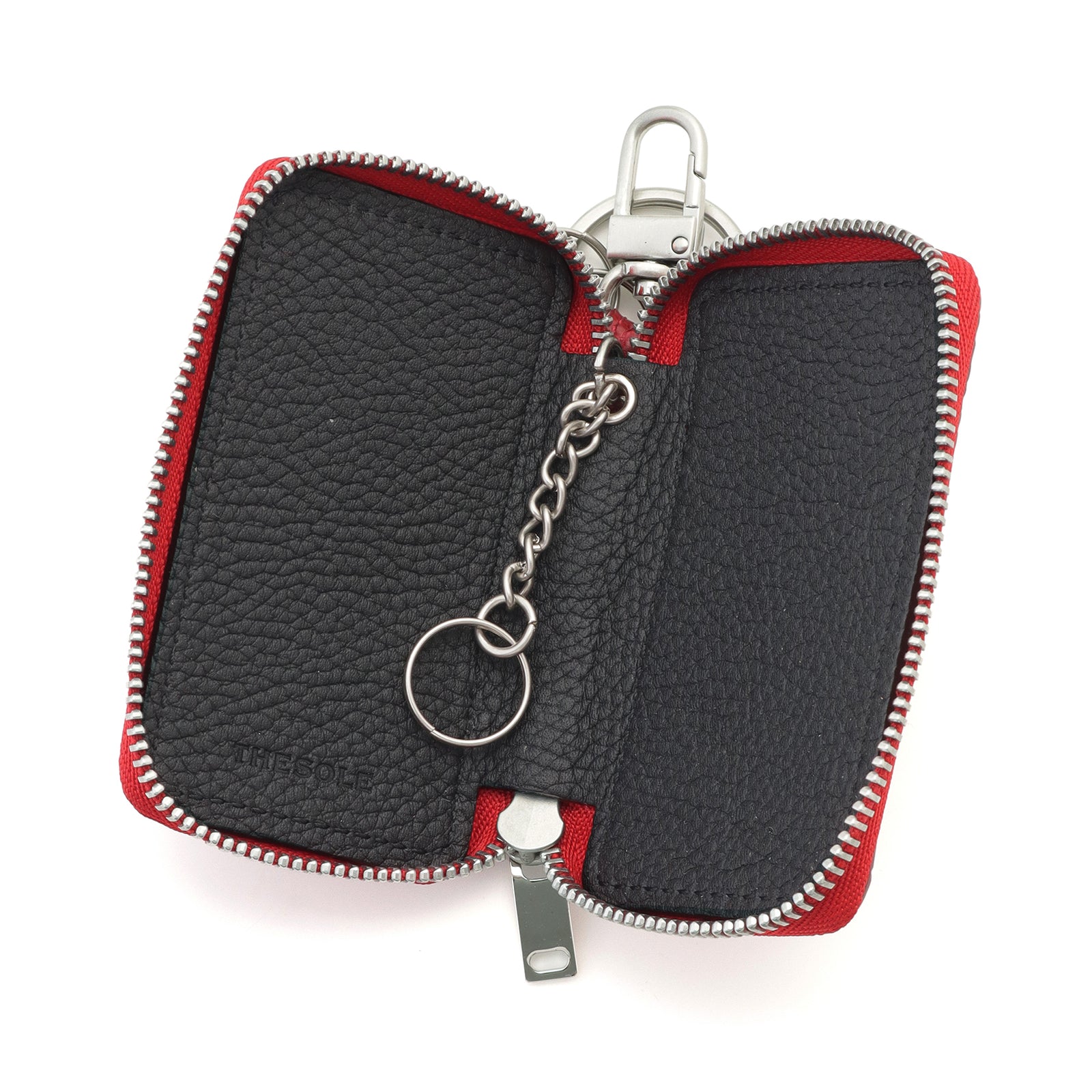 THE SOLE（ザソール）クロコダイルスマートキーケース レッド