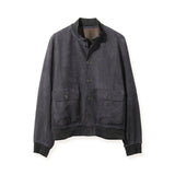 【10/9（木）19:00販売開始予定】ライトウエイトスエード バルスタリーノブルゾン ネイビー