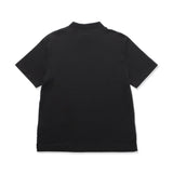WDFスーピマコットン モックネックTシャツ ブラック
