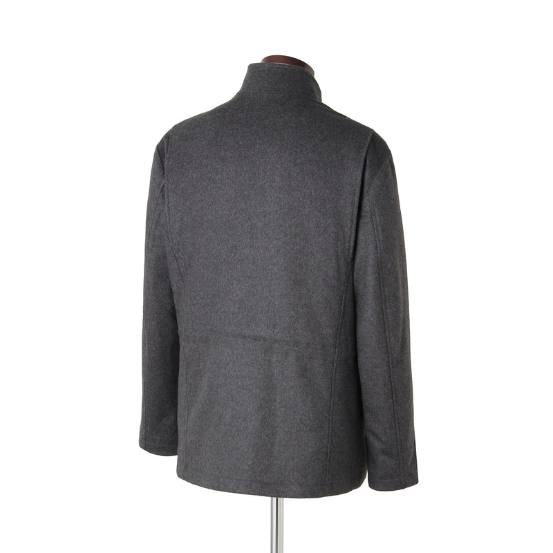 【12/4（木）13:00 販売開始予定】PIACENZA カシミヤM-65 フィールドジャケット グレー