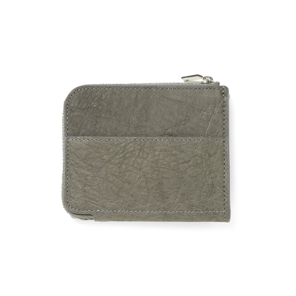 【11月27日(木) 19:00販売開始予定】エレファント L字 ジップウォレット グレー
