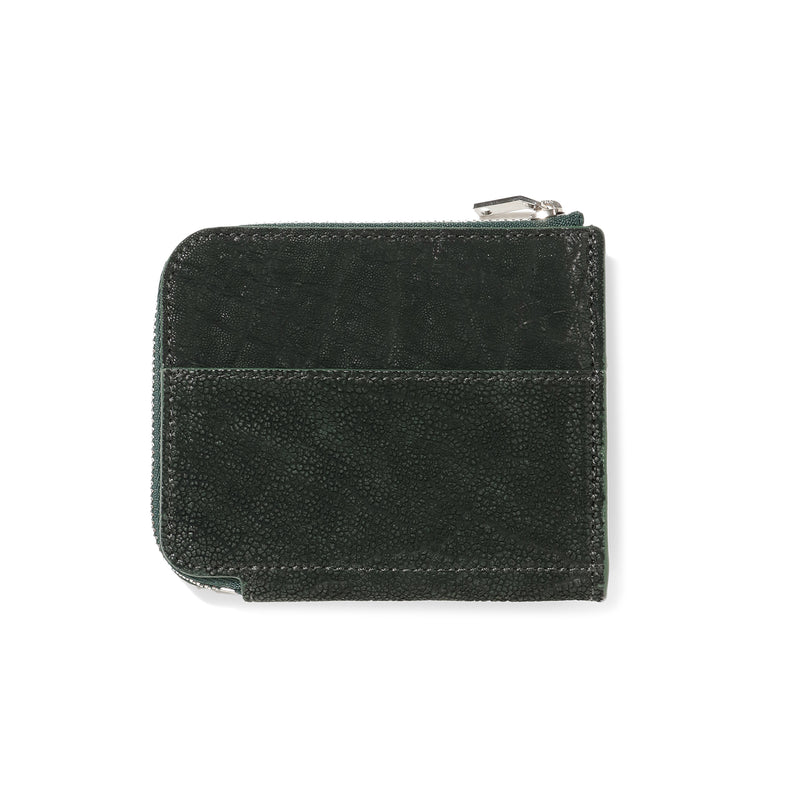 【11月27日(木) 19:00販売開始予定】エレファント L字 ジップウォレット グリーン