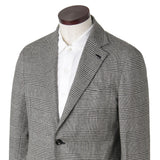 ウールストレッチ グレーグレンチェックジャケット
