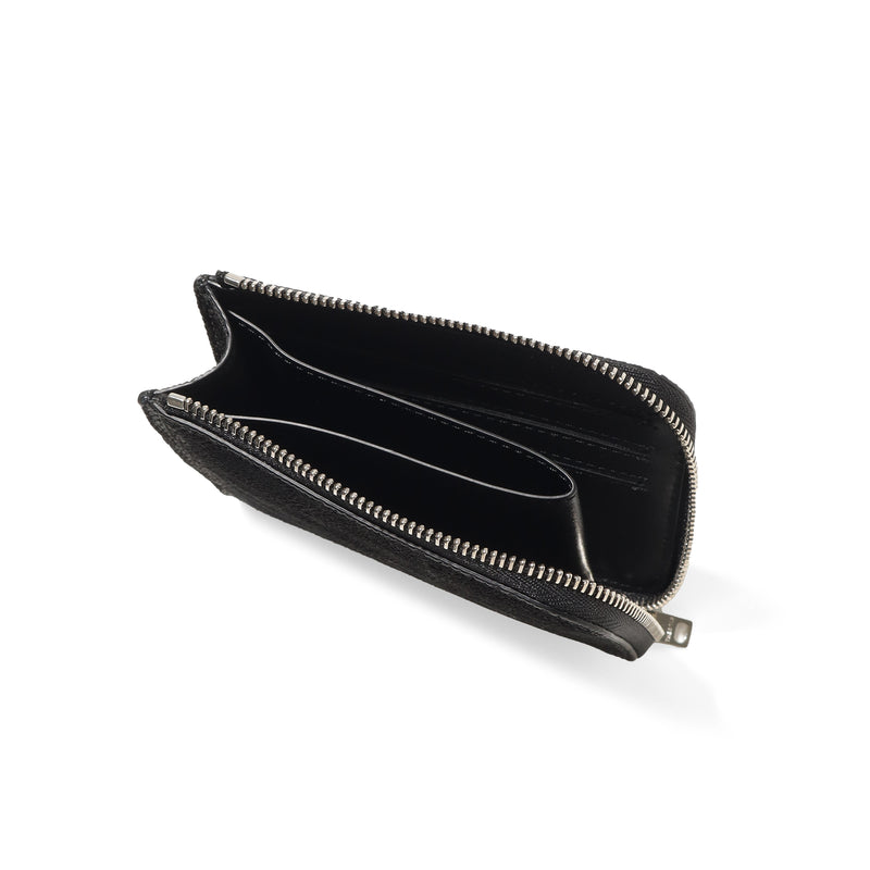 【11月27日(木) 19:00販売開始予定】エレファント L字 ジップウォレット ブラック