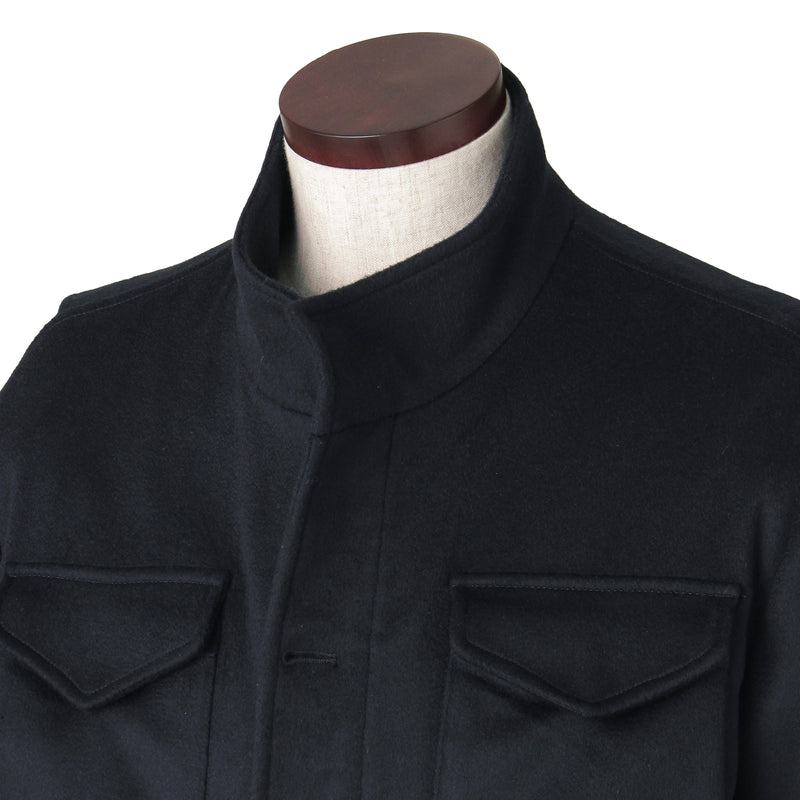 【12/4（木）13:00 販売開始予定】カシミヤM-65フィールドジャケット ネイビー