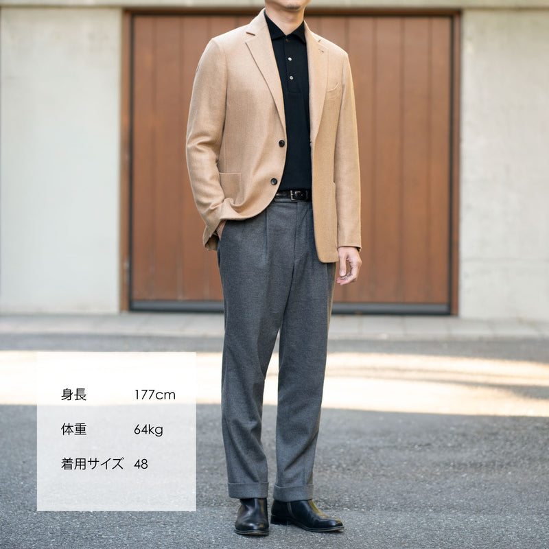 Finjack（フィンジャック）カシミヤシルク バスケット織ジャケット