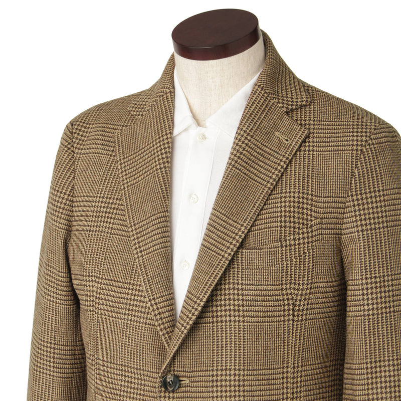 【10月28日（火） 13:00 予約販売開始予定】Loro Piana カシミヤウール グレンチェックジャケット キャメル