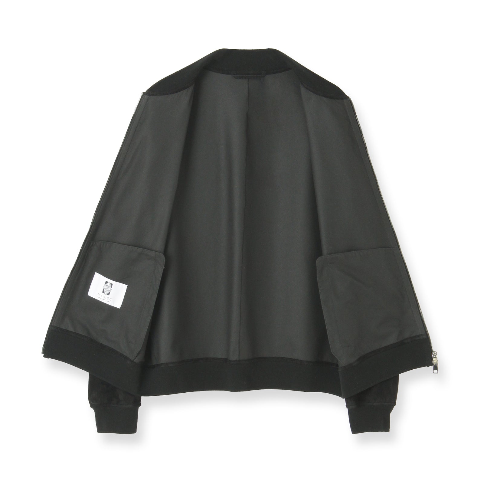 EブラックM ビッグドレープシャツ 長袖