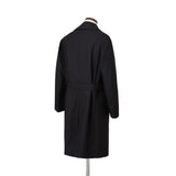 【10/27（火）19:00販売開始予定】高密度撥水ナイロン ダブルチェスターコート ブラック
