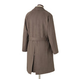 カシミヤダブルチェスターコート グレージュ