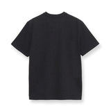 反毛デニム クルーネックTシャツ ブラック