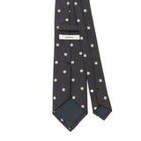 【1/13（火） 19:00販売開始予定 】「福島ティアモ雄介氏 完全監修」ポルカドット シルクタイ チャコールグレー