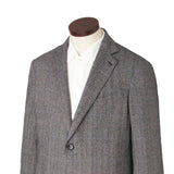 【12/9（火）13:00 販売開始予定】ヴィンテージグアナコカシミヤ ウィンドウペーンチェックジャケット ライトグレー