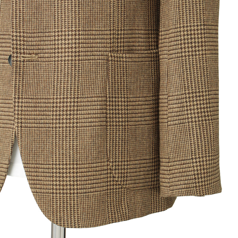 【10月28日（火） 13:00 予約販売開始予定】Loro Piana カシミヤウール グレンチェックジャケット キャメル