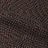 【1/24（土）13:00販売開始予定】Ermenegildo Zegna シルクウール グレンチェック ポケットチーフ ブラウン