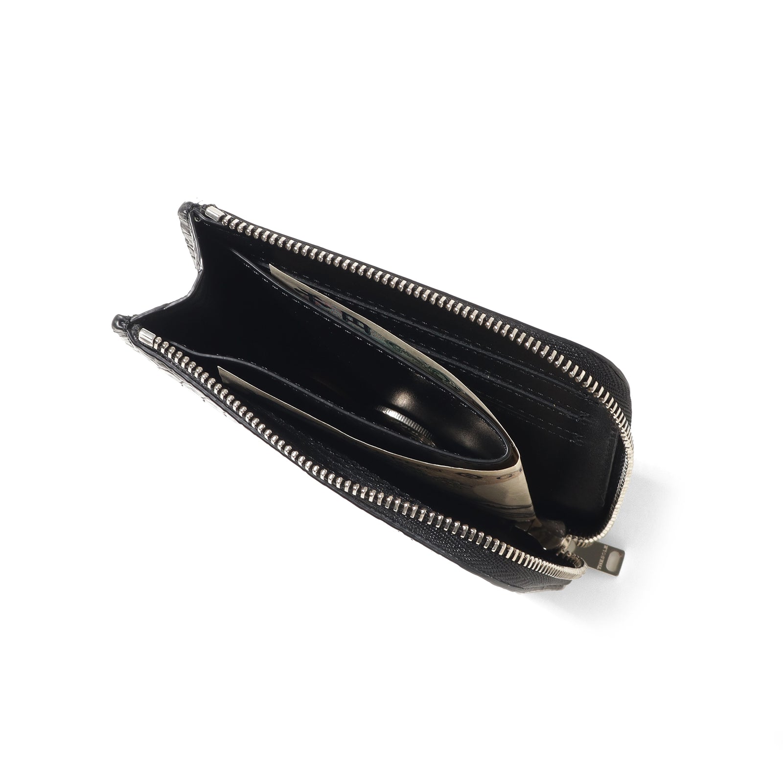 THE SOLE（ザソール）クロコダイル L字ジップウォレット【MASTERPLAN