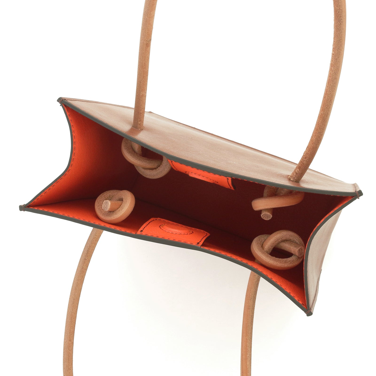 【オーダー】◇本革◇ぷっくり♪リアルメロンなトートバッグ☆ ZAKKA-BOX(ザッカボックス)】リアルレザーハンドルナイロントート