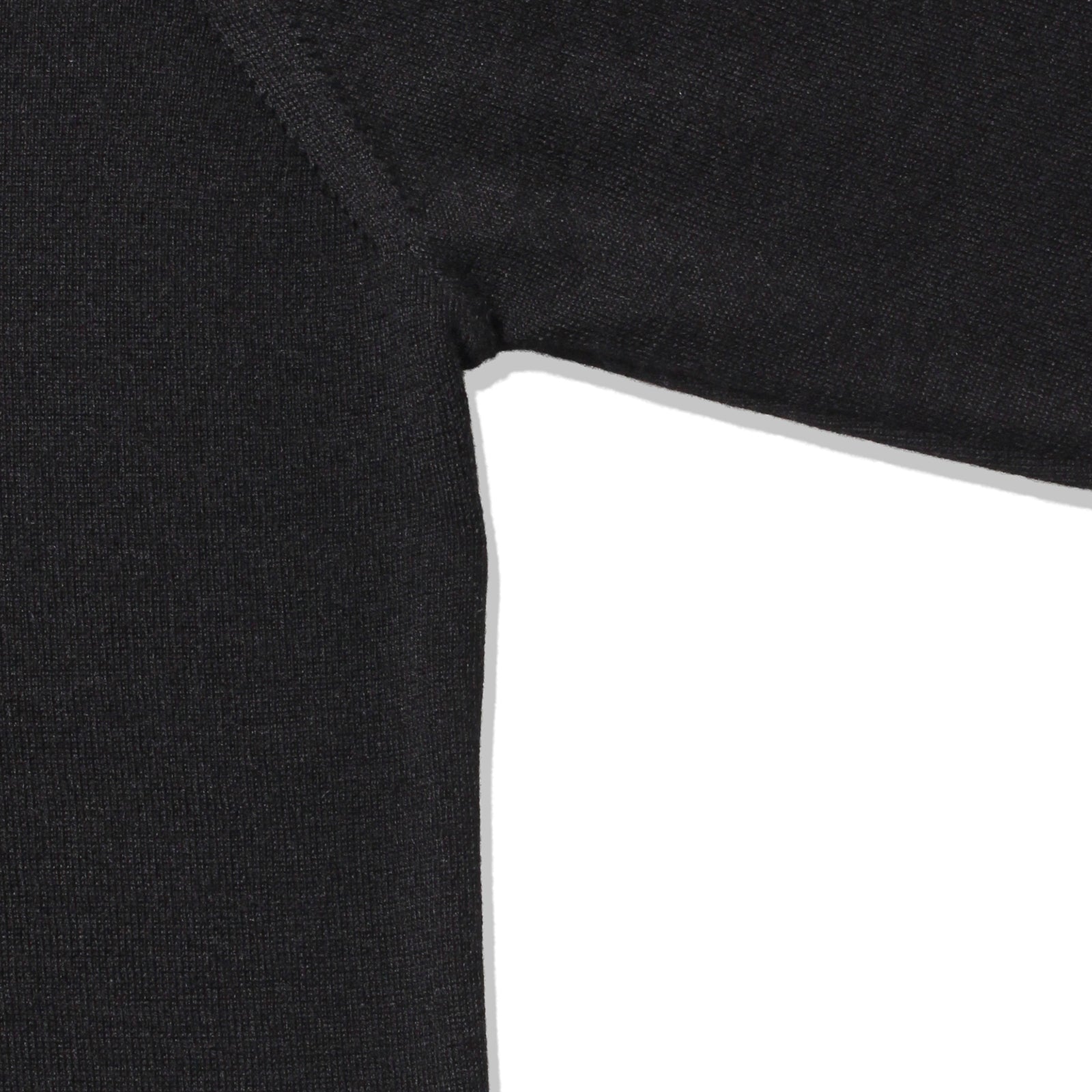 【未使用】THE SOLE 30ゲージ カシミヤ クルーネックニット ブラック THE SOLE（ザソール） 30ゲージ アラシャンカシミヤ クルーネック