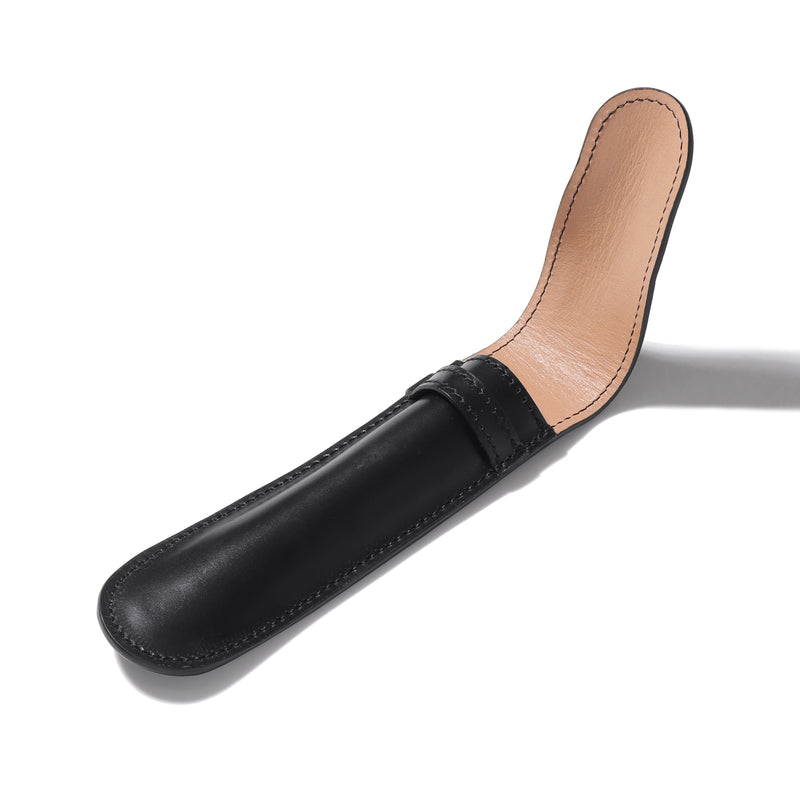THE SOLE コードバン ペンケース ミドルサイズ ブラック【MASTERPLAN