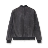 【10/9（木）19:00販売開始予定】ライトウエイトスエード MA-1ブルゾン ネイビー