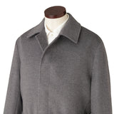 PIACENZA カシミヤ シングルバルカラーコート グレー