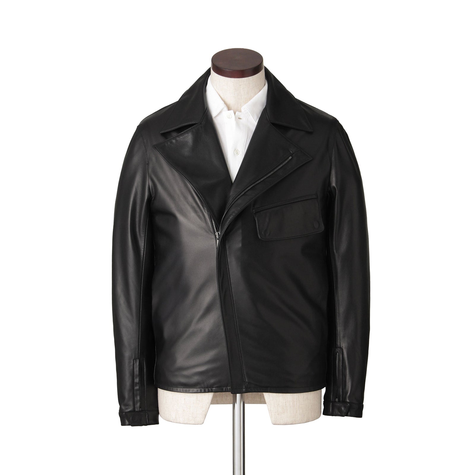 MOLEC（モレック）ラムナッパレザー ダブルライダース ジャケット