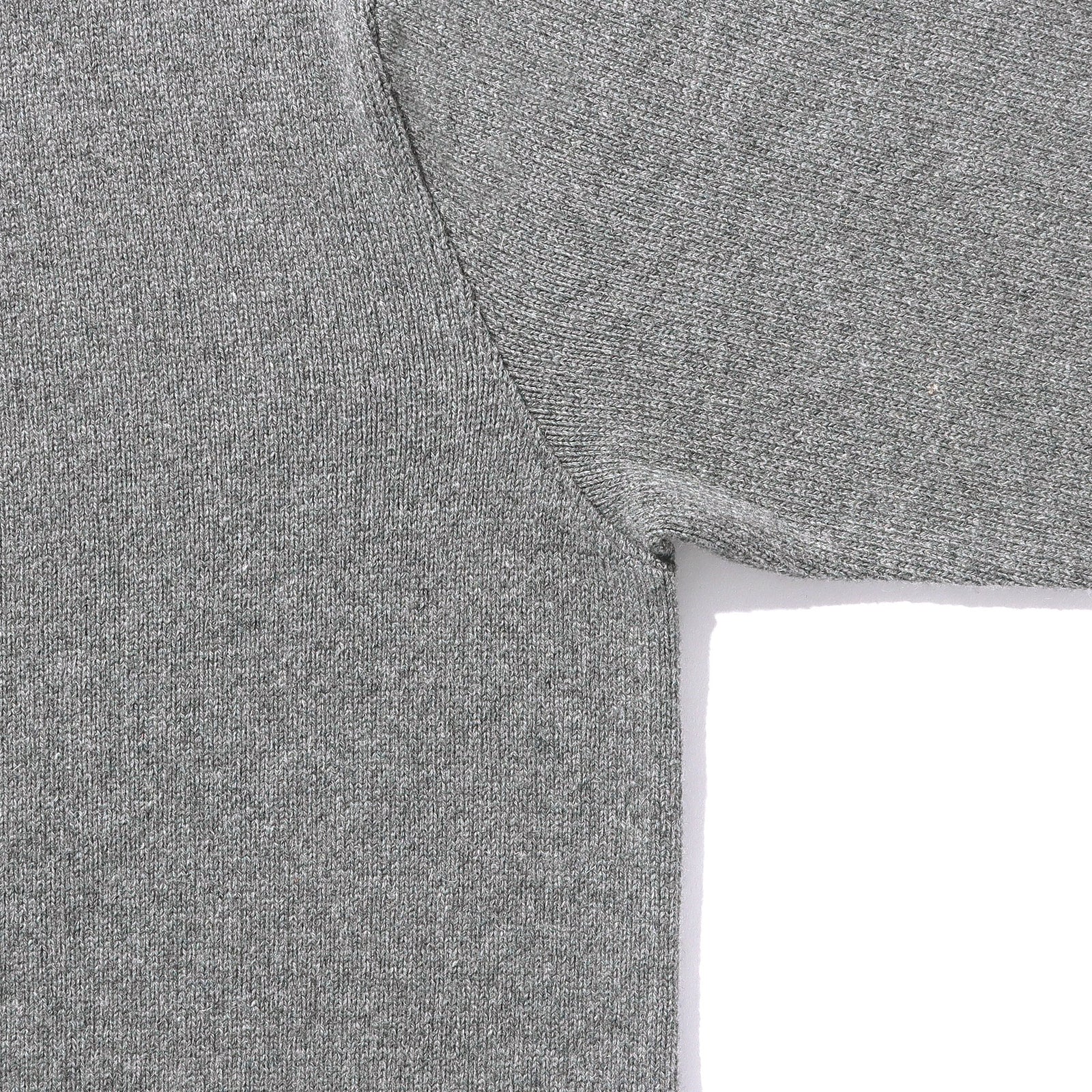 nomiamo（ノミアモ）カシミヤコットンバニゼ ニットスウェット グレー