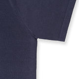【4/28（火）19:00販売開始予定】14ゲージウォッシャブルシルク クルーネックニットTシャツ ネイビー