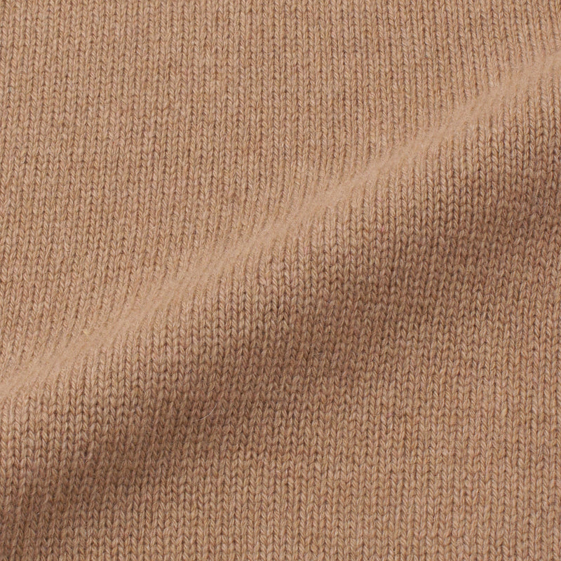 【11月19日（水） 18:00 販売開始予定】「干場義雅氏別注」 カシミヤミドルゲージ コマンドニット キャメル