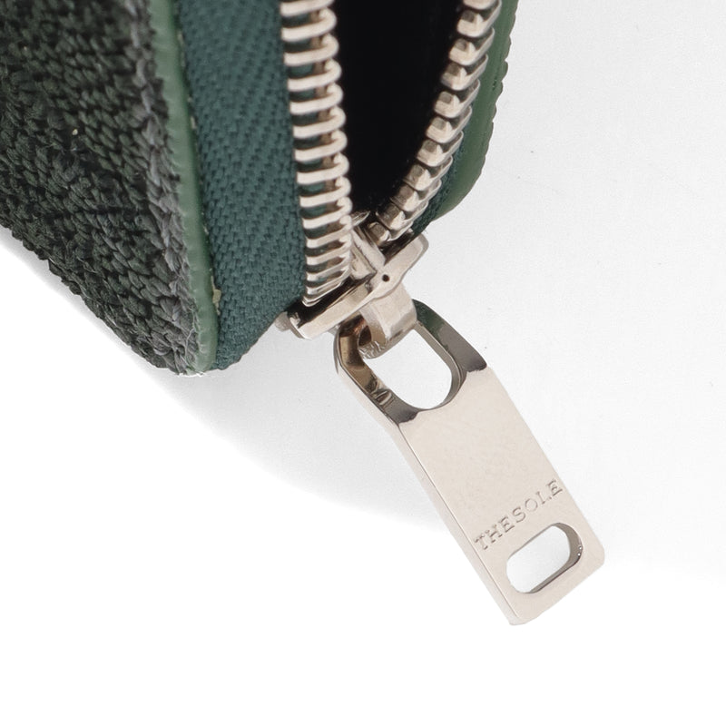 【11月27日(木) 19:00販売開始予定】エレファント L字 ジップウォレット グリーン