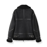 【11/3（火）19:00販売開始予定】B-3 ムートンフライトジャケット ブラック