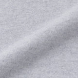 カシミヤフェルテッド クルーネックニット ライトグレー